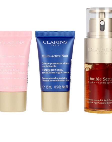 DOUBLE SERUM & MULTI-ACTIVE LOTE 3 pz by Clarins