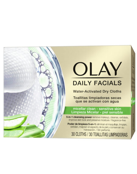 CLEANSE daily facials micellar toallitas secas PS 30 uds by Olay