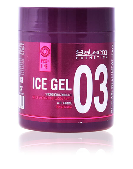 ICE gel strong hold styling gel 500 ml by Salerm